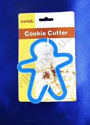 Форма пластмассовая для выпечки человечек 10,5 см. forkopt