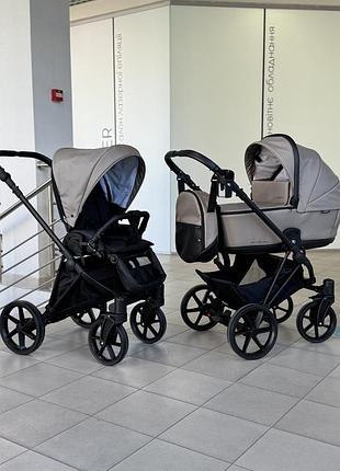 Детская коляска 2 в 1 angelina enigma бежевая