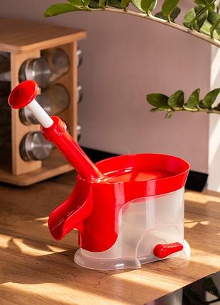 Механічний відділювач кісточок для вишні та черешні, зручна машинка для видалення кісточок