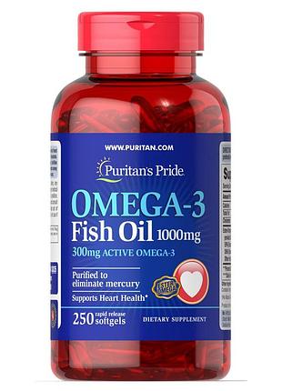 Omega 3 puritan’s pride омега 3 1000 мг 250 капсул