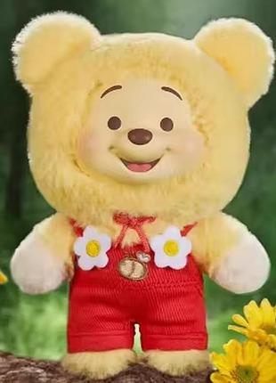 Мягкая детская игрушка брелок подвеска на сумку рюкзак медведь винни пух 14 cм желтый