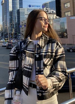 Тепла рубашка в клітинку, zara