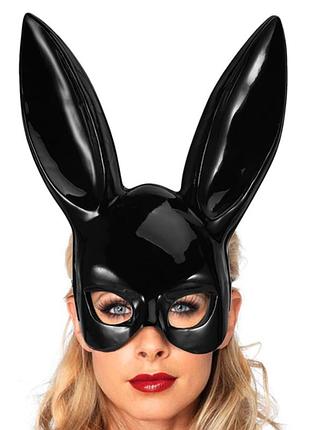 Маска кролик playboy lux (черная)