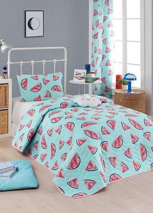Покривало стьобане з наволочкою 160х220 karpuz eponj home
