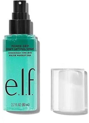 Двофазний закріплювальний спрей e.l.f. power grip dewy setting spray. e.l.f.