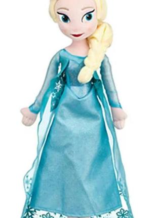 М'яка плюшева іграшка лялька дівчинка принцеса ельза крижане серце фрозен 48 см