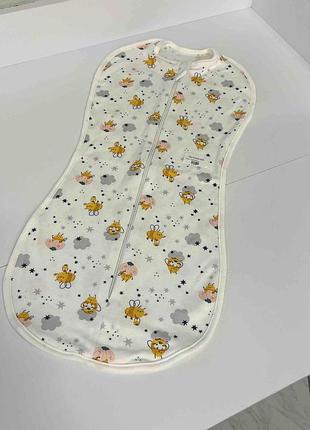 Европеленка baby comfort интерлок на молнии пчелки 0-3 мес