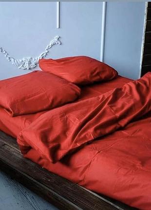 Постельное белье бязь красный