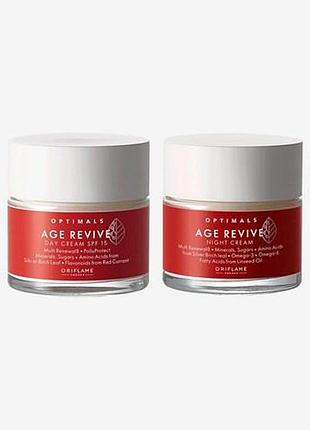 Набір антивікових засобів optimals age revive