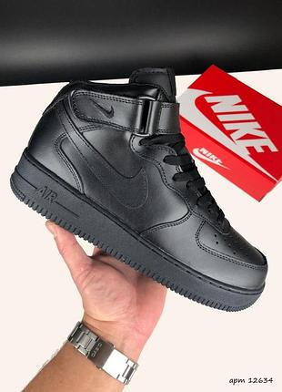 Кроссовки зимние nike air force мех