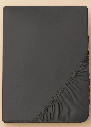 Простынь трикотажная на резинке 160х200 ideia