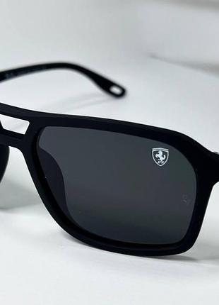 Очки солнцезащитные унисекс авиаторы с поляризационными линзами в легкой матовой оправе