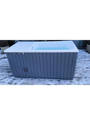 Кріо ванна chilltub 170×100 см з чилером | льодяна купіль айстаб для загартування