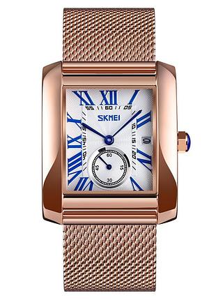 Skmei 9191rgsibu rose gold-silver-blue