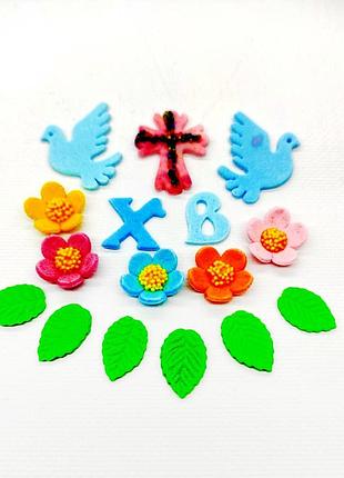 Великодній декор "пасхальний набір no1" добрак 02073