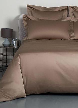 Постільна білизна frappe premium сатин однотон meriset - двоспальний