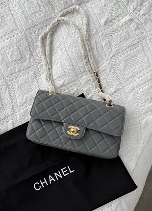 Шкіряна сумка 23см в ромбоподібній прострочці ch