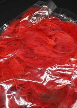 Наповнювач декоративний "пір'я" . колір червоний. 10грам / наповнювач декоративний "пір'я" . колір червоний. 10грам