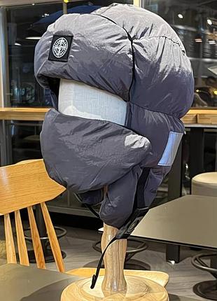 Шапка ушанка stone island