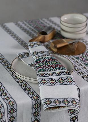 Комплект серветок "кузьма" 2шт. 468-25/00 зелений р.0,46*0,46м