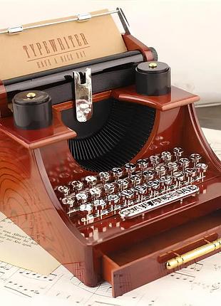 Музична скринька "друкарська машинка" reteq. ретро музична скринька 14*14,5*13 см yousf