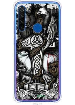 Чохол на xiaomi redmi note 8t тату вікінг "4098sp-1818-7673"