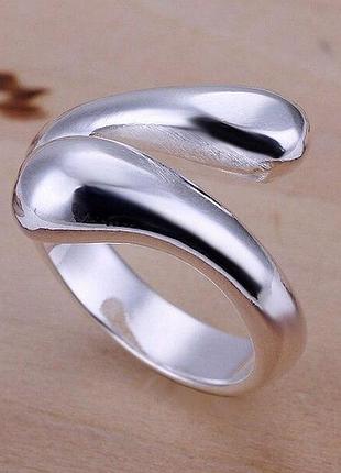 Срібляста каблучка в стилі "стерлінг" розмір 18