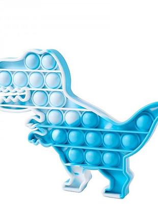Игрушка-антистресс pop it динозавр abc премиум синий-фиолет