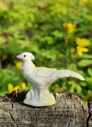 Коллекционная миниатюра, фазан. фарфор