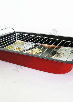 Форма тефлоновая прямоугольная с решеткой 36 х 24 х 6 forkopt