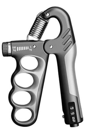 Костовый эспандер с пружинным счетчиком 5-60 кг