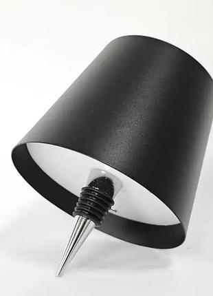 Светильник лампа стопер для бутылок на аккумуляторе