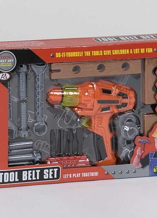 Детский игрушечный набор инструментов 17104 (36/3) 23 элемента, в коробке