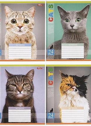 Зошити на 60 аркушів,6 шт в наборі, клітинка