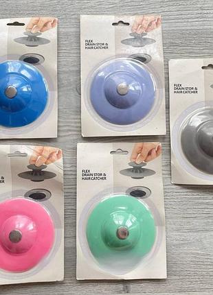 Заглушка для раковины универсальный пробковый слив для раковины пробка нажимная для раковины (в асортименте)