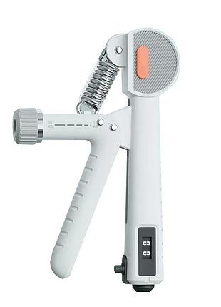 Еспандер кистьовий powerplay pp-4401 з лічильником, 10–60 кг, білий - для тренування хвату та сили кисті