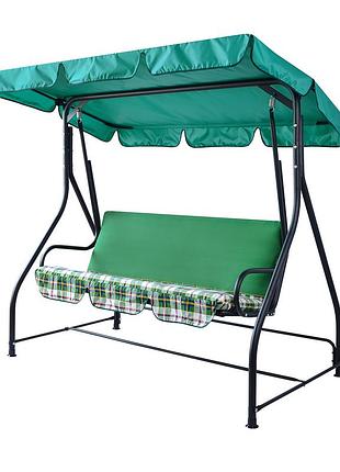 Качели садовые "вероника" (бязь, шотландка)