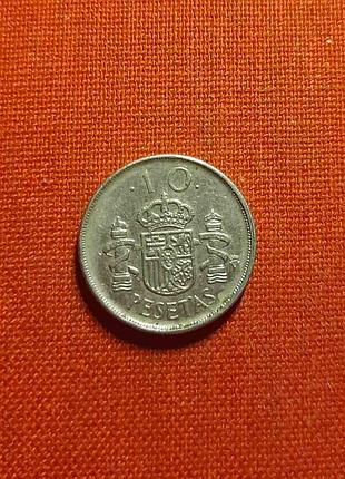 Іспанія 10 песет 1992г.хуан карлос i