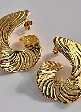 Серьги бижутерия модель на каждый день