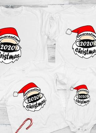 Фп006543	футболки family look для всей семьи "дед мороз: карантинное рождество" push it