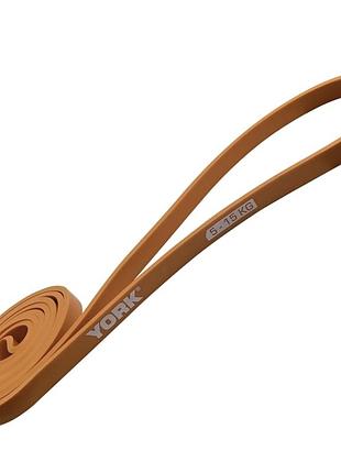 Резинка для фитнеса york 5-15 кг-2080x13x4,5 мм, оранжевый