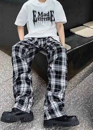 Картаті брюки у клітинку картаті штани у клітинку