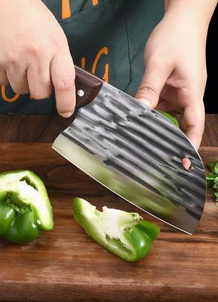 Багатофункціональний кухонний ніж (сокира) для нарізки скибочками товщиною 1,6 мм