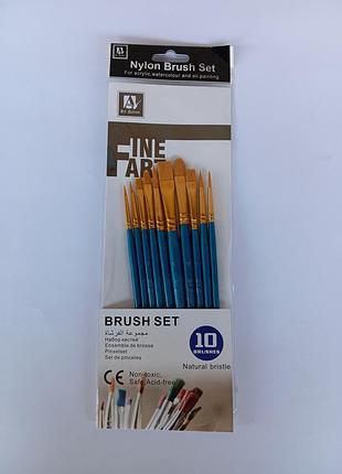 Кисточки в наборе 10 шт 5810