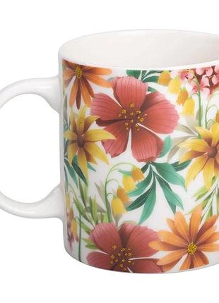 Кружка фарфоровая с рисунком 400 (мл) для чая и кофе rx-n240472y