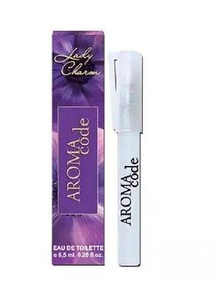 Туалетная вода женская lady charm aroma code спрей ручка 8.5 мл (4820186820867)
