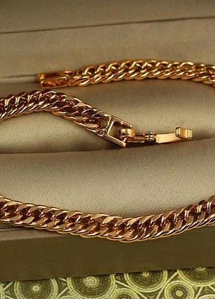 Браслет xuping jewelry кобра 18 см 5 мм золотистый