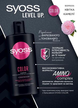 Шампунь syoss color 440 мл 3