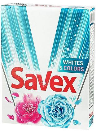 Пральний порошок savex автомат whites&colors 400 г (3800024013133)