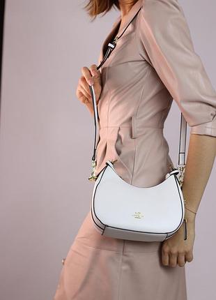 Coach kleo hobo white 22х17х9